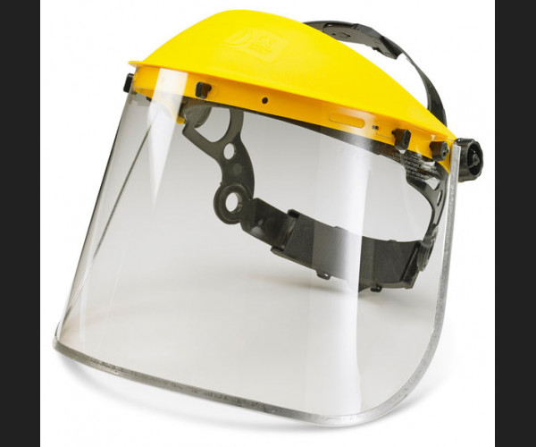 BEESWIFT METAL EDGE FACE VISOR 8" CLEAR