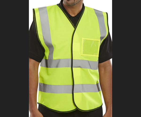 BEESWIFT HI VIZ ID VEST EN20471 SATURN YELLOW