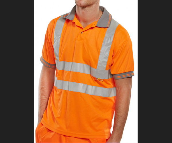 BEESWIFT POLO SHIRT SHORT SLEEVED ORANGE