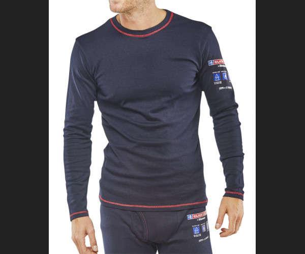 BEESWIFT ARC COMPLIANT LONG SLEEVE T-SHIRT NAVY BLUE