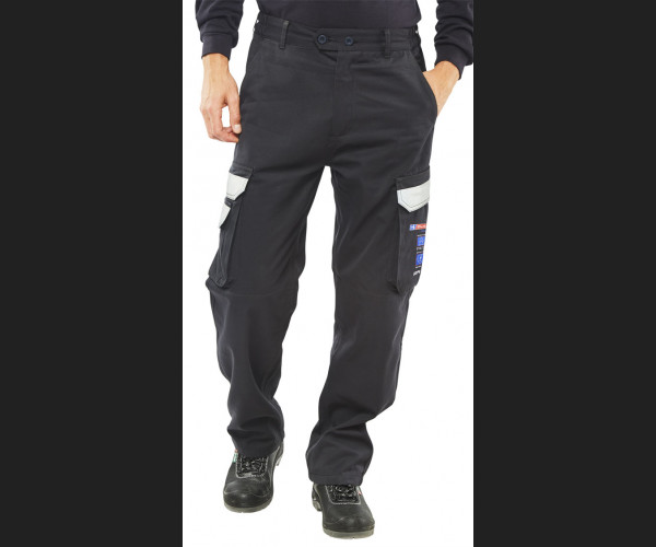 BEESWIFT ARC FLASH TROUSERS NAVY BLUE