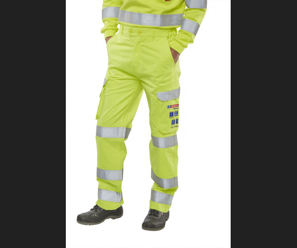 BEESWIFT HIVIS ARC COMPLIANT TROUSERS SATURN YELLOW