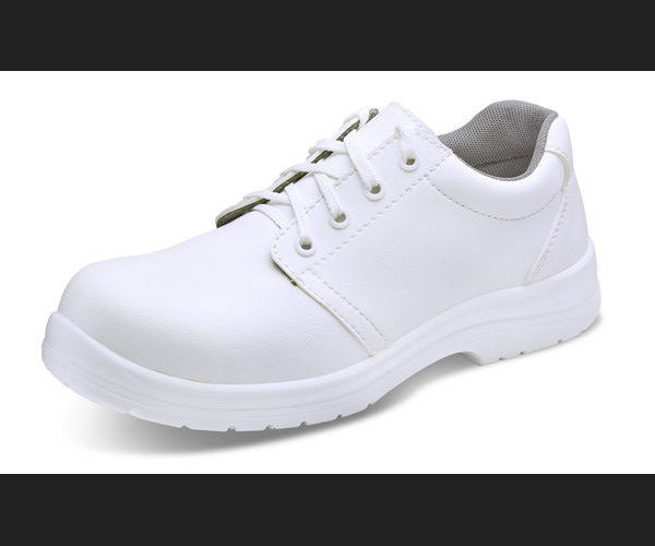 BEESWIFT MICRO-FIBRE TIE SHOE S2 WHITE