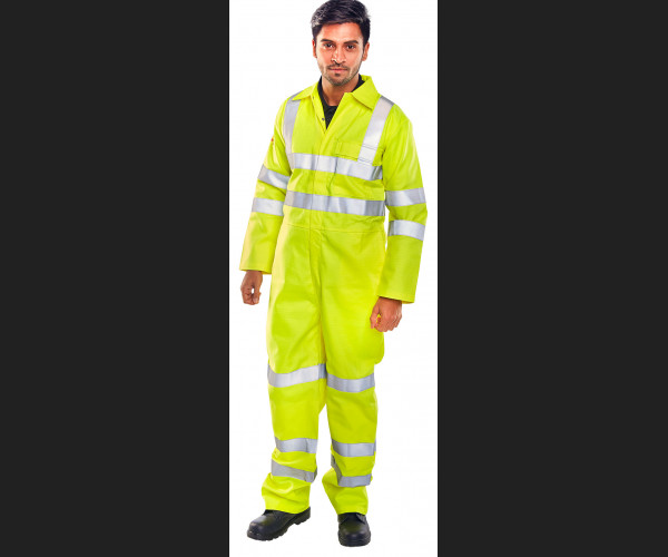 BEESWIFT TESLA FR/AS BOILERSUIT EN471 SATURN YELLOW