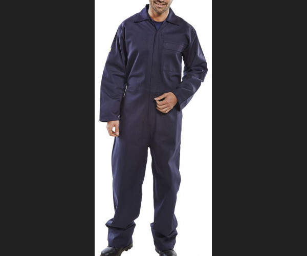 BEESWIFT FIRE RETARDANT BOILERSUIT NAVY BLUE