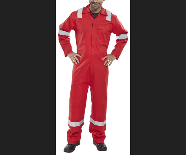 BEESWIFT FIRE RETARDANT NORDIC DESIGN BOILERSUIT RED