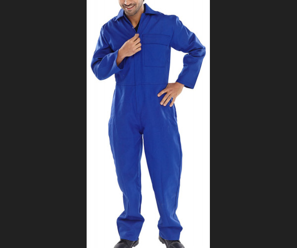 BEESWIFT FIRE RETARDANT BOILERSUIT ROYAL BLUE