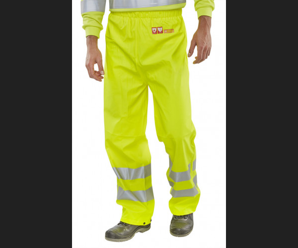 BEESWIFT FIRE RETARDANT ANTI-STATIC TROUSERS SATURN YELLOW