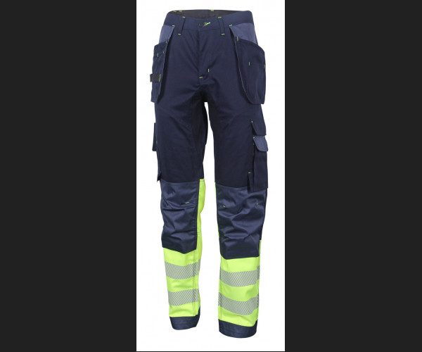 BEESWIFT HIVIS TWO TONE TROUSERS SATURN YELLOW / NAVY