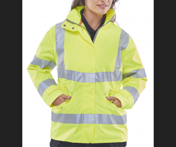 BEESWIFT LADIES EXECUTIVE HI-VIZ JACKET SATURN YELLOW