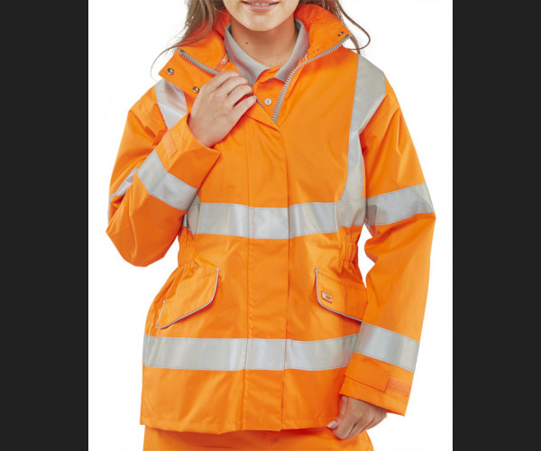 BEESWIFT LADIES EXECUTIVE HI-VIZ JACKET ORANGE