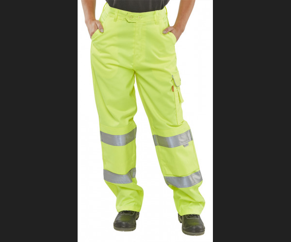 BEESWIFT LADIES EN ISO 20471 TROUSER SATURN YELLOW