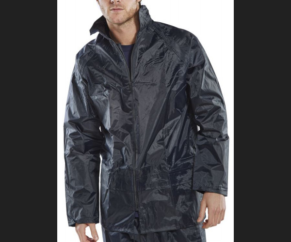 BEESWIFT NYLON B-DRI JACKET NAVY BLUE