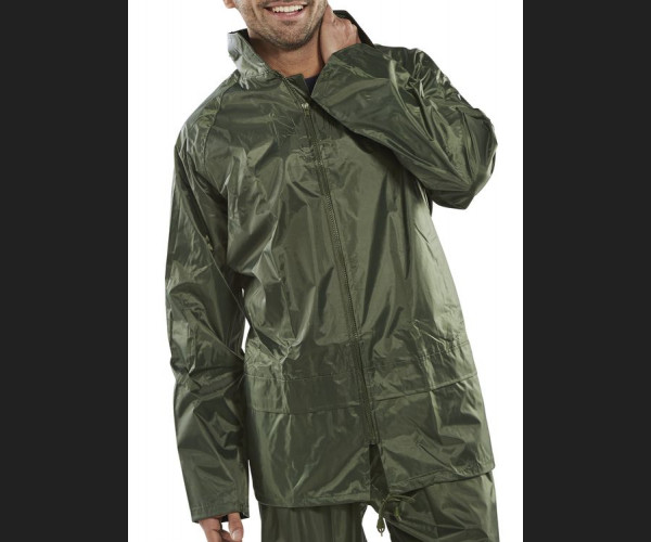 BEESWIFT NYLON B-DRI JACKET OLIVE GREEN