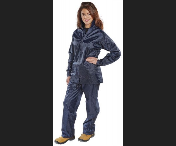 BEESWIFT NYLON B-DRI WEATHERPROOF SUIT NAVY BLUE