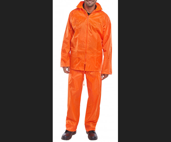 BEESWIFT NYLON B-DRI WEATHERPROOF SUIT ORANGE