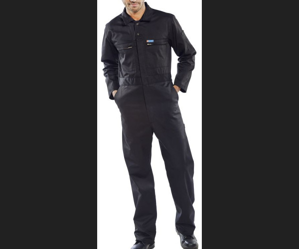 BEESWIFT Super Click Heavyweight Boilersuit BLACK