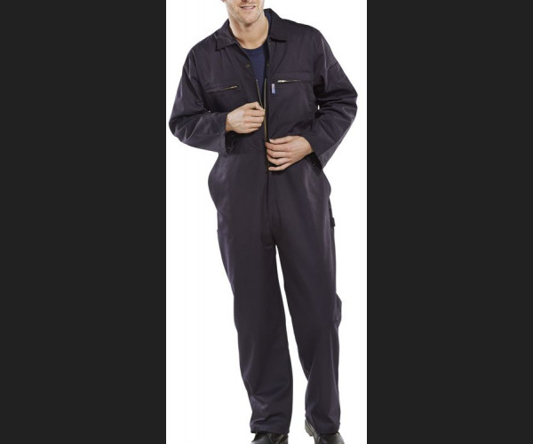 BEESWIFT Super Click Heavyweight Boilersuit NAVY BLUE