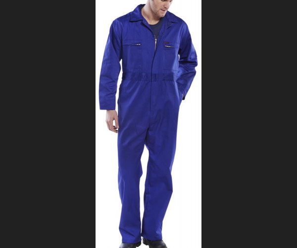 BEESWIFT Super Click Heavyweight Boilersuit ROYAL BLUE