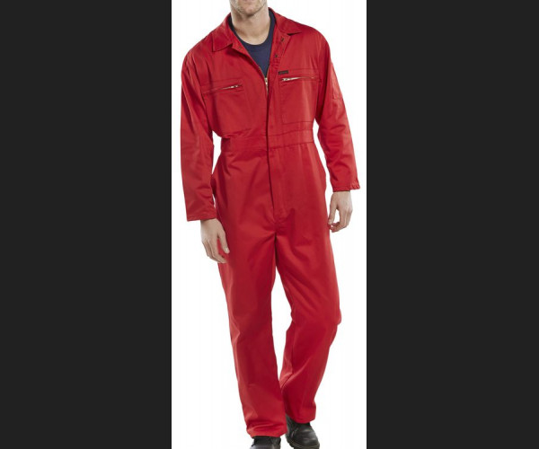 BEESWIFT Super Click Heavyweight Boilersuit RED