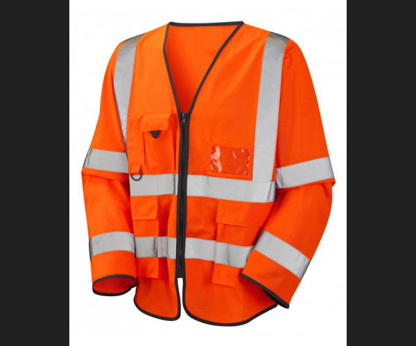 BEESWIFT PKJ EXECUTIVE SLEEVED VEST ORANGE