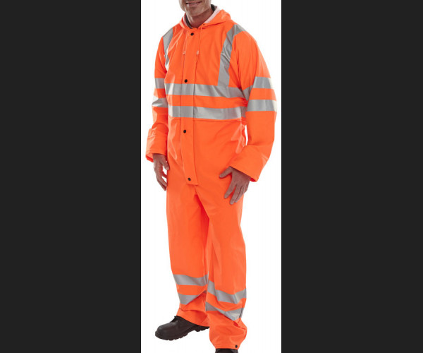 BEESWIFT BSEEN PU COVERALL ORANGE