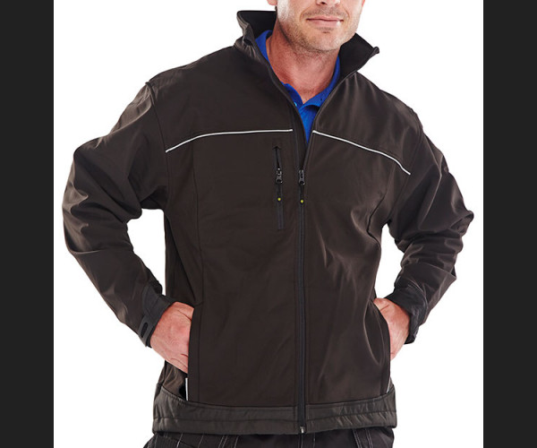 BEESWIFT SOFT SHELL JACKET BLACK