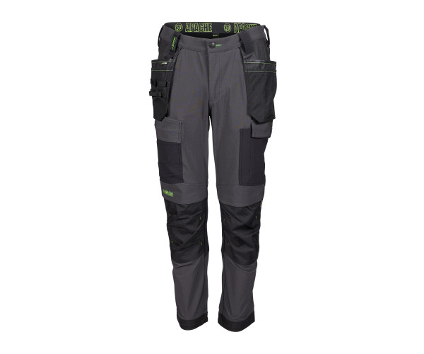 Apache Calgary Stretch Trouser – Grey/Black, 4-Way Durable Fit