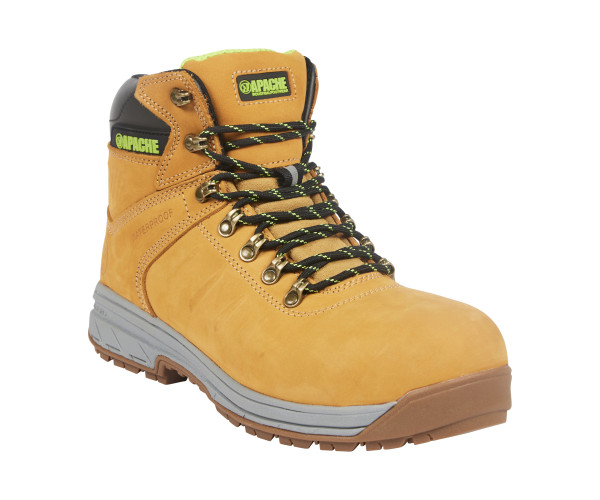 Apache Moose Jaw S7S Waterproof Safety Boot – Wheat Leather, XTS Outsole