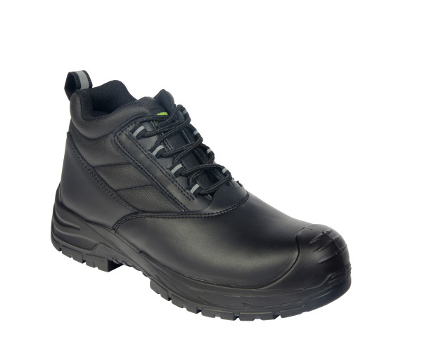 HAMILTON Black Safety Boot – Recycled Leather S3L Rated