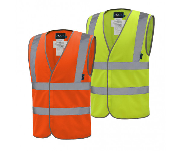 AQUA HI VIS MESH WAISTCOAT
