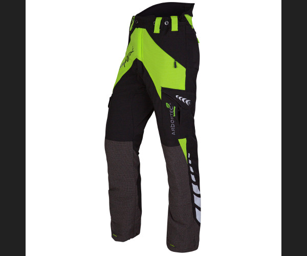 AT4010 Breatheflex Chainsaw Trousers Design A Class 1 - Lime
