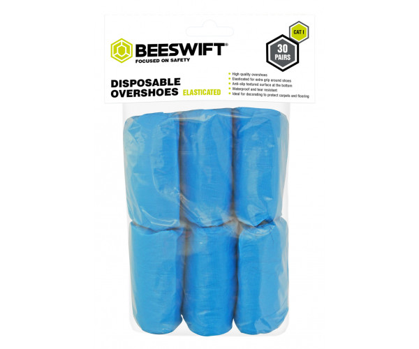 BEESWIFT DISPOSABLE OVER SHOE PACK OF 30