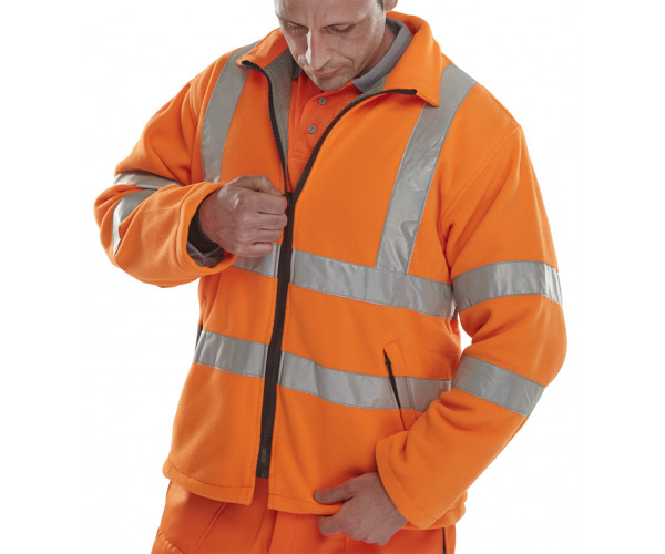 BEESWIFT CARNOUSTIE FLEECE JACKET ORANGE