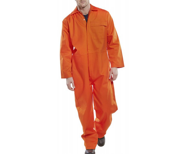 BEESWIFT FIRE RETARDANT BOILERSUIT ORANGE