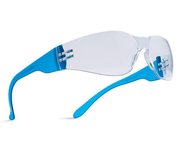 BEESWIFT UD71 VITAL CLEAR LENS SPECS WITH BLUE ARMS