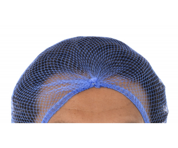 Beeswift Metal Detectable Hairnet – Blue, Breathable & Hygienic Pack 100