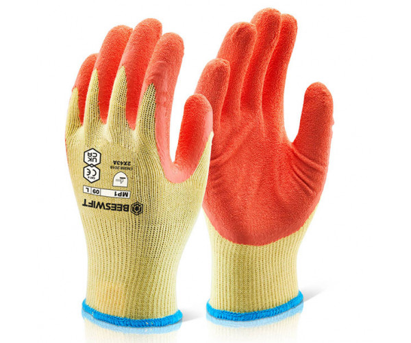 BEESWIFT MULTI-PURPOSE  PALM COATED GLOVES ORANGE