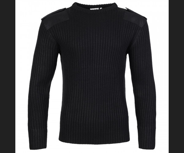 120 FORT CREW NECK COMBAT JUMPER BLACK