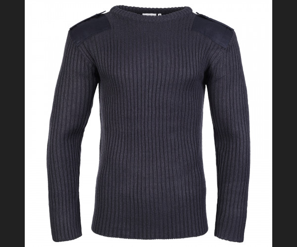 120 FORT CREW NECK COMBAT JUMPER NAVY BLUE