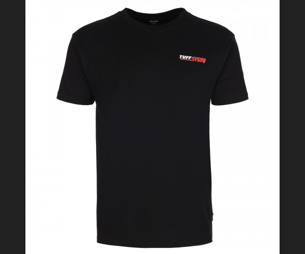 155 BLACK TUFFSTUFF LOGO T-SHIRT