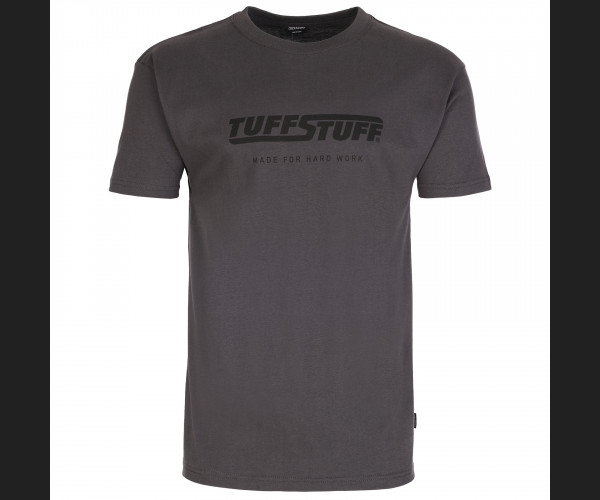 155 GREY TUFFSTUFF LOGO T-SHIRT