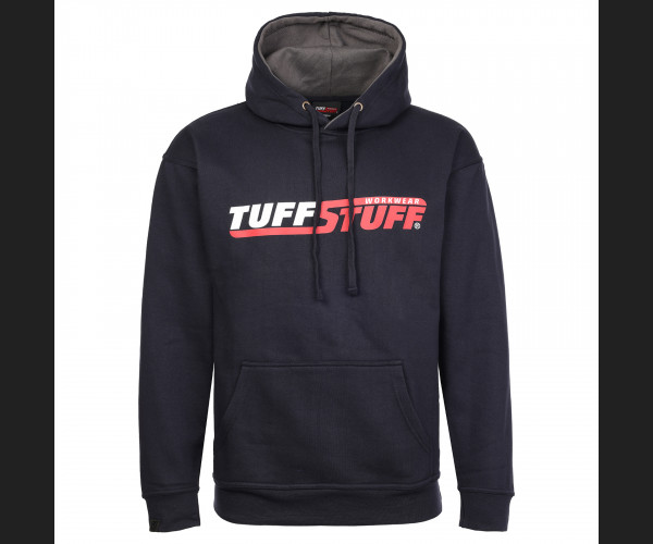 166 TUFFSTUFF LOGO HOODIE NAVY BLUE