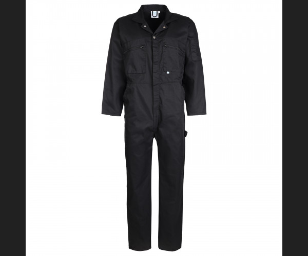 366 FORT ZIP FRONT COVERALL BLACK