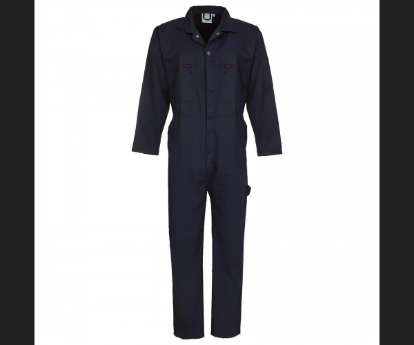 366 FORT ZIP FRONT COVERALL NAVY BLUE