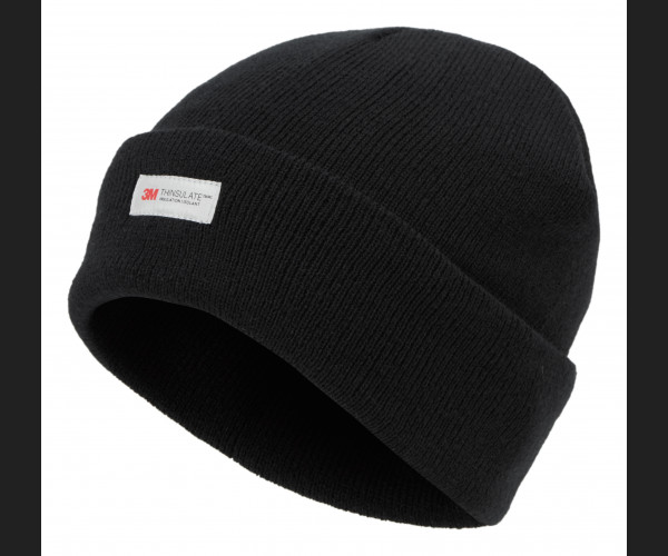 401 THINSULATE KNITTED WATCH HAT BLACK