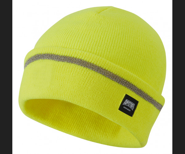 412 TUFFSTUFF REFLECTIVE THINSULATE BEANIE YELLOW