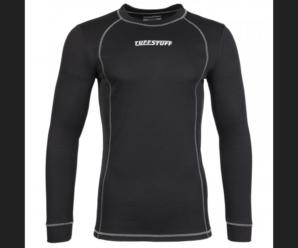 808 TUFFSTUFF BASEWEAR LONG SLEEVE T-SHIRT BLACK