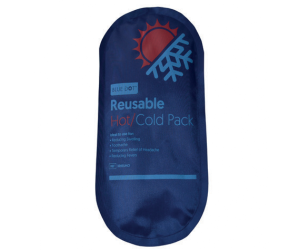 10x Blue Dot Hot/Cold Pack Reusable 26cm x 13.5cm 