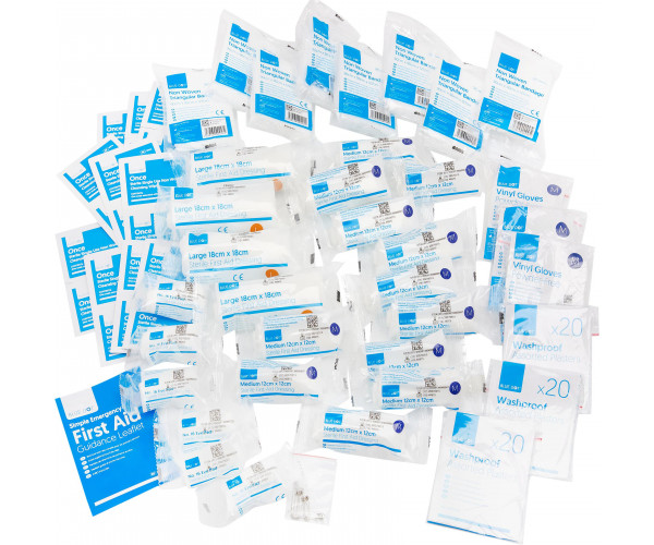 Blue Dot HSE Standard 1-50 Person First-Aid Kit Refill 